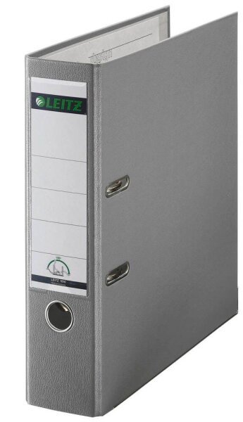 LEITZ 1010 Ordner grau Kunststoff 8,0 cm DIN A4, 1 St.