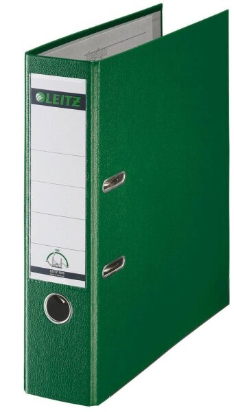 LEITZ 1010 Ordner grün Kunststoff 8,0 cm DIN A4, 1 St.