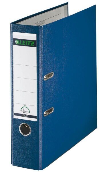 LEITZ 1010 Ordner blau Kunststoff 8,0 cm DIN A4, 1 St.
