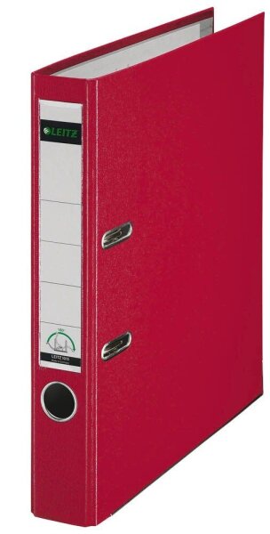 LEITZ 1015 Ordner rot Kunststoff 5,2 cm DIN A4, 1 St.