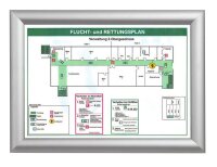Showdown® Displays  Klapprahmen silber 24,1 x 32,8...