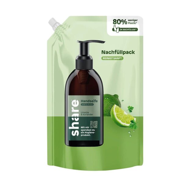 share Limette & Koriander Flüssigseife 500 ml, 1 St.