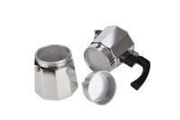 Milu Espressokocher silber, 6 Tassen