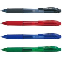 Pentel ENERGEL BL107 Gelschreiber-Set schwarz, blau, rot,...