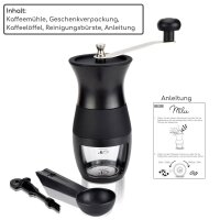 Milu 5084 Kaffeemühle schwarz