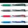 Pentel EnerGel BL77 Gelschreiber schwarz, blau, rot, grün 0,35 mm, Schreibfarbe: farbsortiert, 4 St.