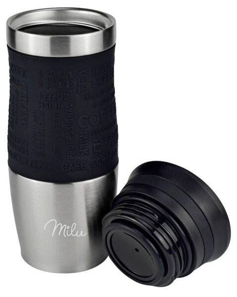 Milu Isolierbecher schwarz 370,0 ml, 1 Set