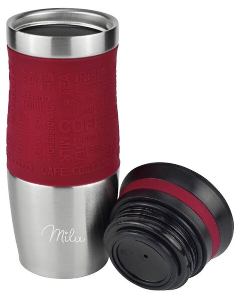 Milu Isolierbecher rot 370,0 ml, 1 Set