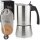 Milu Espressokocher silber, 2 Tassen