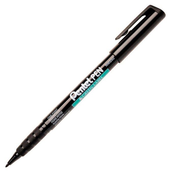 Pentel green Label NMS50-AO Permanentmarker schwarz 1,0 mm, 1 St.