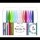 Pentel Pastel SES15C-12 Brush-Pen-Set farbsortiert, 12 St.