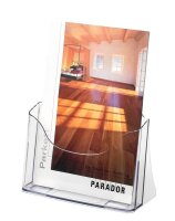 SIGEL Tischprospekthalter transparent DIN A4 24,0 x 9,0 x...