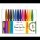 Pentel SES15-12 Brush-Pen-Set farbsortiert, 12 St.