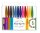 Pentel SES15-12 Brush-Pen-Set farbsortiert, 12 St.
