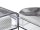 SIGEL Tischprospekthalter transparent 1/3 DIN A4 3 Fächern 13,0 x 15,0 x 29,0 cm, 1 St.