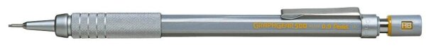 Pentel Graphgear 500 PG51 Druckbleistift silber HB 0,9 mm, 1 St.