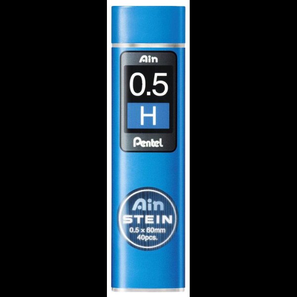 Pentel Ain Stein C275 Feinminen-Bleistiftminen schwarz H 0,5 mm, 40 St.