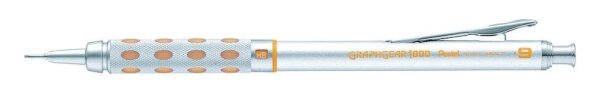 Pentel Graphgear 1000 PG101 Druckbleistift silber HB 0,9 mm, 1 St.