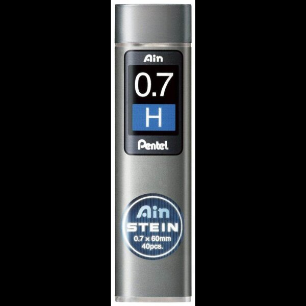 Pentel Ain Stein C277 Feinminen-Bleistiftminen schwarz H 0,7 mm, 40 St.