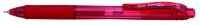 Pentel EnerGelX BLN105 Gelschreiber rot/transparent 0,25...