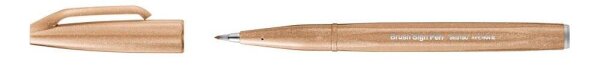 Pentel SES15C-E2X Brush-Pen braun, 1 St.