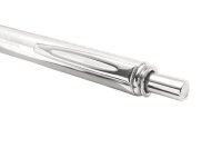 Pentel EnerGel BL407 Gelschreiber silber 0,35 mm, Schreibfarbe: schwarz, 1 St.