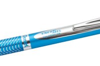 Pentel EnerGel BL407 Gelschreiber blau/silber 0,35 mm, Schreibfarbe: schwarz, 1 St.