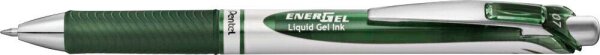 Pentel EnerGel BL77 Gelschreiber olivgrün/silber 0,35 mm, Schreibfarbe: grün, 1 St.
