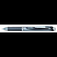 Pentel EnerGel BL80-AX Gelschreiber schwarz/silber 0,5...