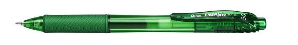 Pentel EnerGelX BLN105 Gelschreiber grün/transparent 0,25 mm, Schreibfarbe: grün, 1 St.