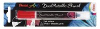 Pentel Dual Metallic Brush XGFH-DPX Brush-Pen pink, 1 St.