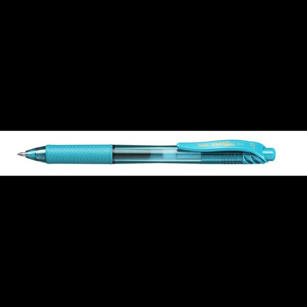 Pentel ENERGEL BL107 Gelschreiber türkis/transparent 0,35 mm, Schreibfarbe: türkis, 1 St.