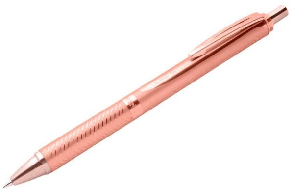 Pentel EnerGel BL407 Gelschreiber rosegold/silber 0,35 mm, Schreibfarbe: schwarz, 1 St.