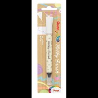 Pentel Milky Brush XGFH-PWX Brush-Pen weiß, 1 St.
