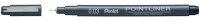 Pentel Pointliner Calligraphy S20P-C30A Fineliner schwarz...