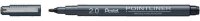 Pentel Pointliner Calligraphy S20P-C20A Fineliner schwarz...