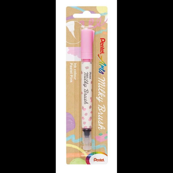 Pentel Milky Brush XGFH-PPX Brush-Pen pink, 1 St.