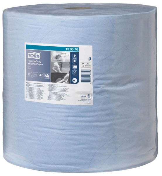 TORK Putztuchrolle Advanced 430 2-lagig blau, 1.000 Blätter, 1 Rolle