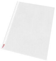 Esselte Prospekthüllen DIN A4 transparent genarbt 0,09 mm, 100 St.