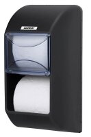 KATRIN Toilettenpapierspender 104452 schwarz Kunststoff,...