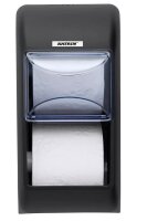 KATRIN Toilettenpapierspender 104452 schwarz Kunststoff, 1 St.