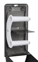 KATRIN Toilettenpapierspender 104452 schwarz Kunststoff, 1 St.