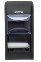 KATRIN Toilettenpapierspender 104452 schwarz Kunststoff, 1 St.