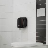 KATRIN Toilettenpapierspender L  82186 schwarz Kunststoff, 1 St.
