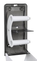 KATRIN Toilettenpapierspender 92384 weiß Kunststoff, 1 Rollen