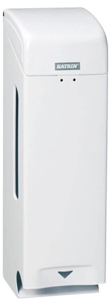 KATRIN Toilettenpapierspender 984503 weiß Metall, 1 St.