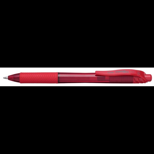 Pentel ENERGEL BL110 Gelschreiber rot/transparent 0,5 mm, Schreibfarbe: rot, 1 St.