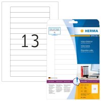 HERMA Video-Etiketten 5069 weiß 147,3 x 20,0 mm, 25...