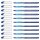 Schneider Kugelschreiber Slider Basic XB blau/transparent, Schreibfarbe: blau, 10 St.