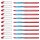 Schneider Kugelschreiber Slider Basic XB rot/transparent, Schreibfarbe: rot, 10 St.